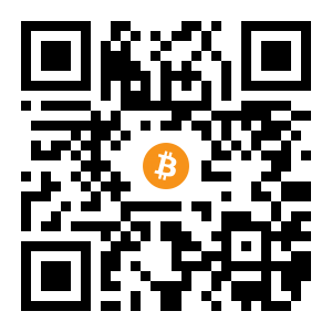 bitcoin:1Jr4m5VkGTFmeH8v2rzV4AqBQFSkc5dMNP black Bitcoin QR code