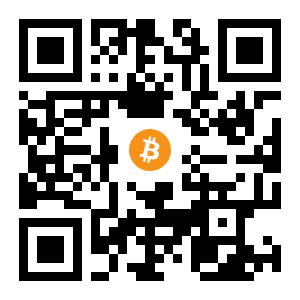 bitcoin:1JramMbb82XbsifBPTkHWeE68TcdakJYfs black Bitcoin QR code
