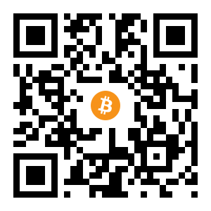 bitcoin:1JrmwPaCE3CTECGBunciBFhskRk3Q1Dita black Bitcoin QR code