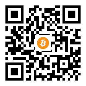 bitcoin:1JrrBcBKjMRwteW2ZvXtPRoikco9EeiRXp black Bitcoin QR code