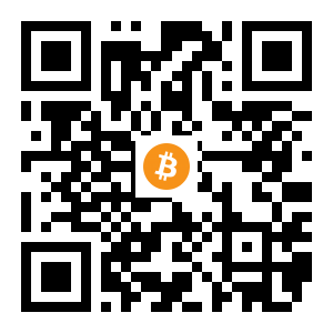 bitcoin:1JsScLjbroNbUF5rAjmCZthHWYmGCC8EWy black Bitcoin QR code