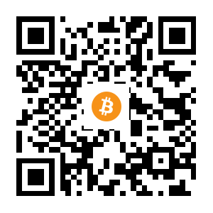 bitcoin:1JtaxwYRtkCx55kvPHShWiT8BtMAd6kSHZ black Bitcoin QR code