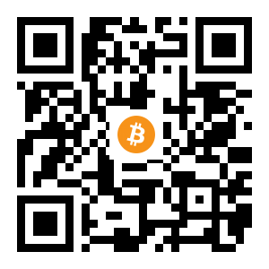 bitcoin:1Ju5trESzPovRcTbLvb1w94nS599x76DB6 black Bitcoin QR code