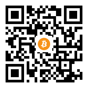 bitcoin:1Ju91BzXB8fiPot7CztSmdtdi19BPLumsa black Bitcoin QR code