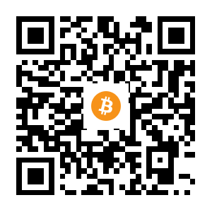 bitcoin:1JuiYoZ3K9QuxRM7WbTzjoEDgAz3AsCg3z black Bitcoin QR code