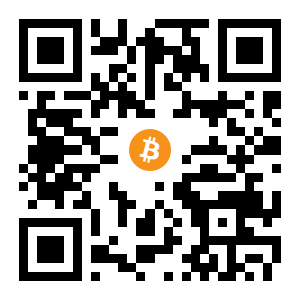 bitcoin:1JvUoUV21vABmiovDB3PmsxxUh56AFkLy3 black Bitcoin QR code