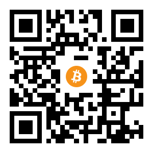 bitcoin:1JwquLsH5GjT5WKszanrgHf4X4StxbTmEi black Bitcoin QR code