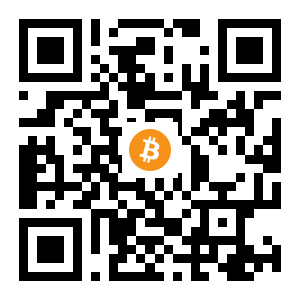 bitcoin:1JxCARaZqn6PpdDDXDL7DCMcqyQp3AuMfN black Bitcoin QR code
