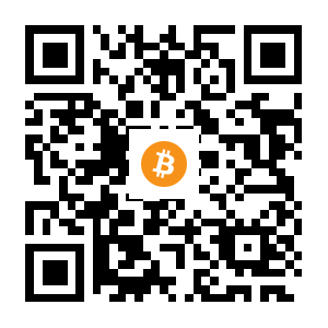 bitcoin:1JyDU2KK6E4MmZvUKet6CP16NNt83iNjmK black Bitcoin QR code