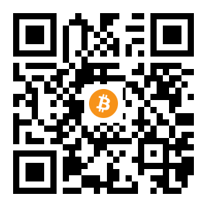 bitcoin:1JzWZU7VGXjvC4g2TK6fANvtcCoZb4QAto black Bitcoin QR code