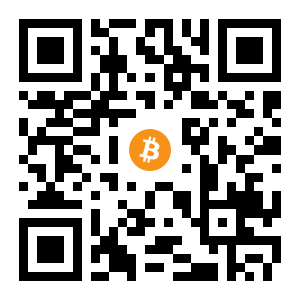 bitcoin:1K1gCcpavid1uTFw31MboAu1ovt9PcUGpj black Bitcoin QR code