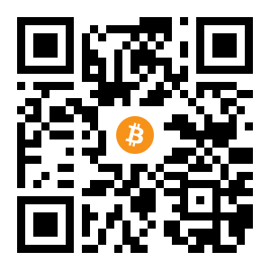 bitcoin:1K1z3K9n5VyxNPJrooFeABeN9oiGG4knMm black Bitcoin QR code
