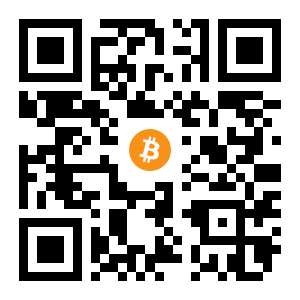 bitcoin:1K2xpJyCe8cBiuy1bM1EwCFW9zjPWBBJPP black Bitcoin QR code