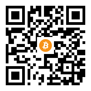 bitcoin:1K3YqMQ2NBrucJqpznJncbueik88GqhLky black Bitcoin QR code