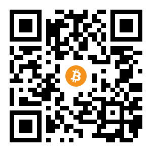 bitcoin:1K44pU7Z7fTFS2psRpfg4H1rqH4yoV4JQC black Bitcoin QR code