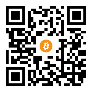 bitcoin:1K4NU1w6SGWYu2XEyw8YbTvCCYongbHsXF black Bitcoin QR code