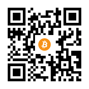 bitcoin:1K5hrLH484RBucp3fLdw212Rr4wWSSaLUe black Bitcoin QR code