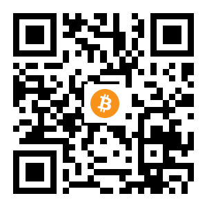 bitcoin:1K6CKiw1EQmfcjkVgVNR5vvRd6FcmS5DRB black Bitcoin QR code