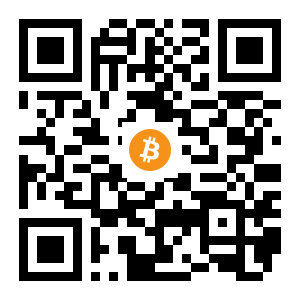 bitcoin:1K6Z9raBoRu96eHX53h1oLGCg7HGRZ3prP black Bitcoin QR code