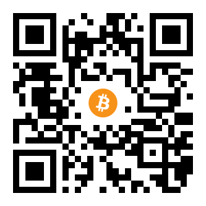 bitcoin:1K6j96itp6eMWd8kHtz9CoBNmrjwAXsiky black Bitcoin QR code