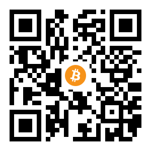 bitcoin:1K6sLo441EHhy9KiDsXv9r8qnpkSDbQjjm black Bitcoin QR code