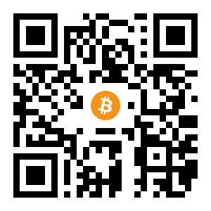 bitcoin:1K78oVFwnumS8DvZvqzUUEVRuEPk9ML6nh black Bitcoin QR code