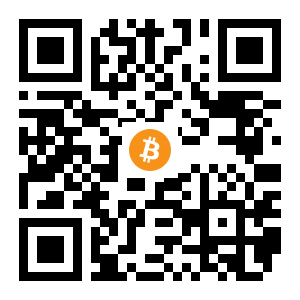 bitcoin:1K8ASpEAJjSTePkZYniuGE2fiVwCL48m4C black Bitcoin QR code