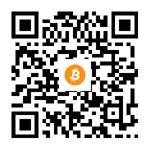 bitcoin:1K9Q4DY8aHGQMXA8mkYDD9nKbFHGM8PHE black Bitcoin QR code