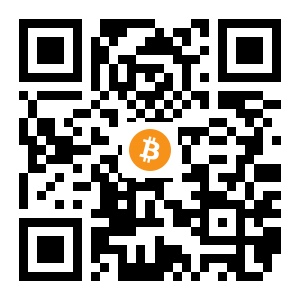 bitcoin:1KB88zBhahnG53omv6uaskQ2R1jH6G3rXK black Bitcoin QR code
