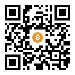 bitcoin:1KBKLGXdTYjSwEDMbd86iUayBmW2xF6Rac black Bitcoin QR code