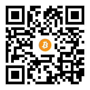 bitcoin:1KBLY4m1KoLCqnr8S8wYBur7C8xeaPoxVe black Bitcoin QR code