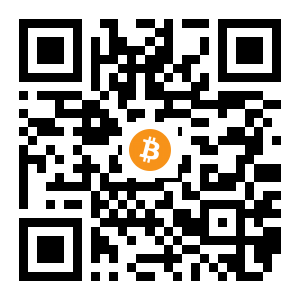 bitcoin:1KBZvAhJCLrJurAWhCdeeU4bzb7w6nvQA8 black Bitcoin QR code