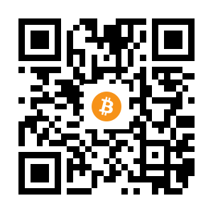 bitcoin:1KBa445oNGmup4h8rKkeajFYarwUehi1da black Bitcoin QR code