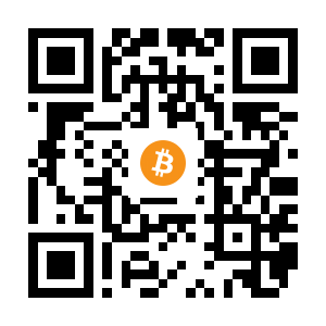 bitcoin:1KBmtfCpAMWyZCzRxq1wTjjri6EoJvAqFY black Bitcoin QR code
