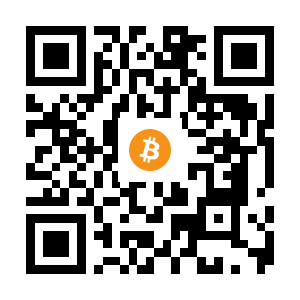 bitcoin:1KBwR9X7fxAaGriHWxq5vfG5oLPsW8BiJt black Bitcoin QR code
