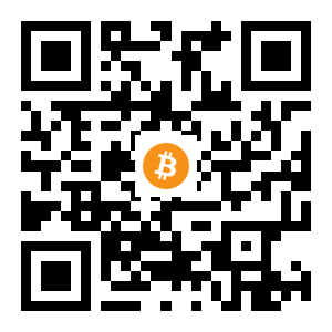 bitcoin:1KByjZncWBiJ87bGAJkvRYLKN2TWwFNiBB black Bitcoin QR code