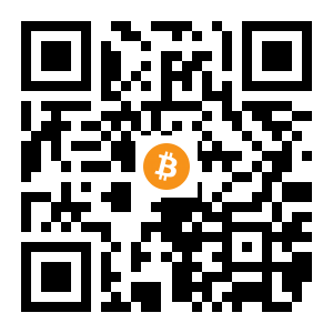bitcoin:1KC8H86VYktRkt1C2p4JMRhi2DswU7Quue black Bitcoin QR code