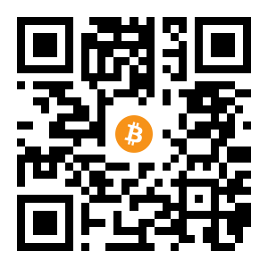 bitcoin:1KCDjyaQoL6PGsaEAyqr3PKi8vuuvsYkrm black Bitcoin QR code