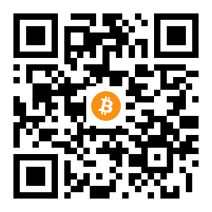 bitcoin:1KDBrWScm28UzEgmLbG5Ljdz3rZm4usPJn black Bitcoin QR code