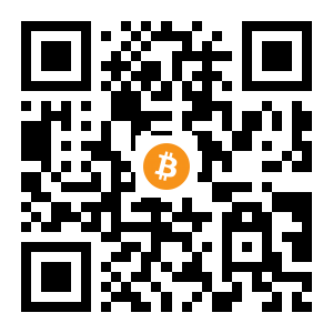 bitcoin:1KDG4vsqSpWNQKHMu4aNn9g3EJaDxPRhiz black Bitcoin QR code