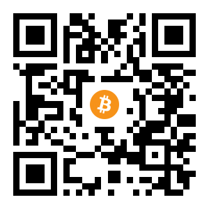 bitcoin:1KDLC5hLHo5iksGpsVYzQCMbYujuH7T5LY black Bitcoin QR code