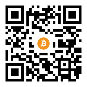 bitcoin:1KDhLJDhZHeFaYFmGZRFY2uB1hhEdf8ENm black Bitcoin QR code