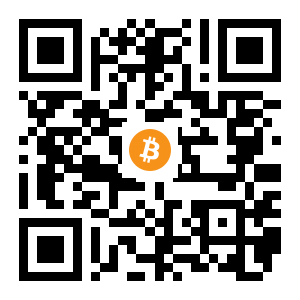 bitcoin:1KDtn4oV4Fp6LmEaDdjLTP2At5VrKSZxZo black Bitcoin QR code