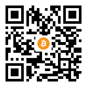 bitcoin:1KDvRruoFi4xmSV21xN4SyqnHiKJnpo3Wv black Bitcoin QR code