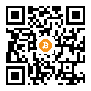 bitcoin:1KEAi9P5kzexQrBE9MM87KQYiPEpEtP8MG black Bitcoin QR code