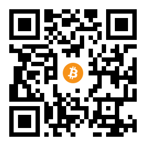 bitcoin:1KEgB8HLGrZh3Mh7DHqJWELm8njvAfXPhy black Bitcoin QR code