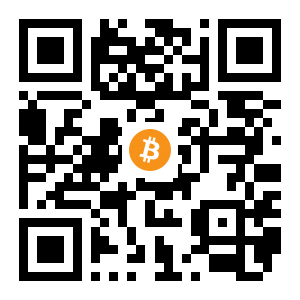bitcoin:1KFYyurJNWsAoyUYcVPC3KyNTSmW5Zyfdj black Bitcoin QR code