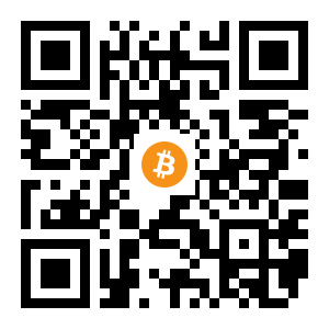 bitcoin:1KFdz7m5RLwdRJX7AD3BTvrjADiGo2Ace2 black Bitcoin QR code