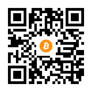 bitcoin:1KFhBfipMZjXMo2maeL6LhzVGtGuVUqYNm black Bitcoin QR code