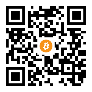 bitcoin:1KGAqDMcgfqDrFLdimEV17aCBZrDURK4KS black Bitcoin QR code